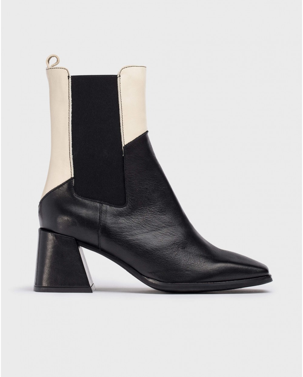 Wonders-Boots-Black TOTE Ankle Boot