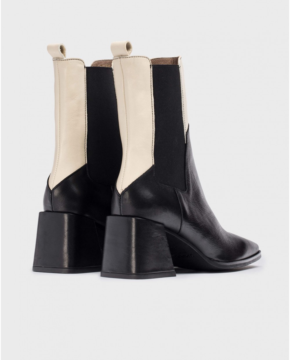 Wonders-Boots-Black TOTE Ankle Boot