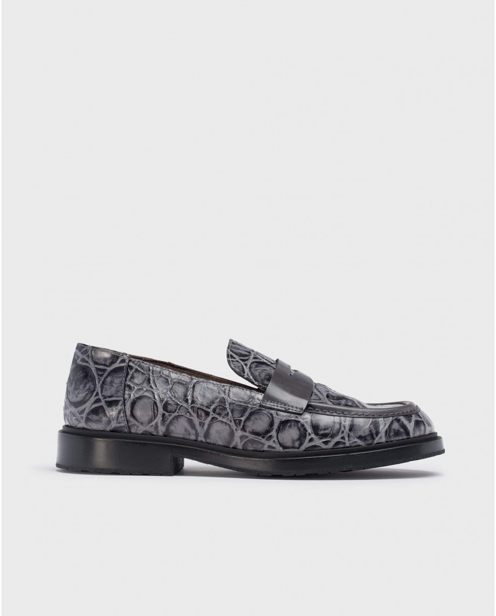 Wonders-Outlet Loafers-Grey NED Loafers