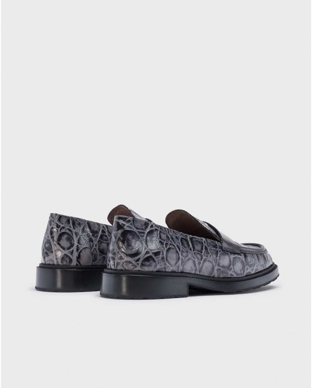 Wonders-Outlet Loafers-Grey NED Loafers