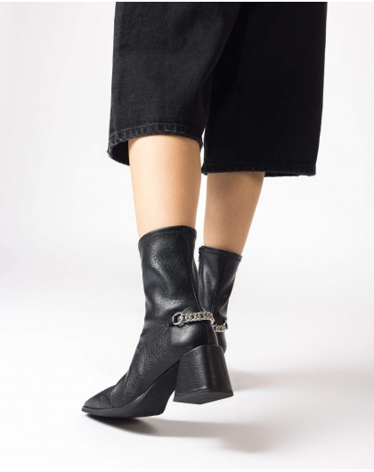 Wonders-Ankle Boots-Black Mariana Ankle boot