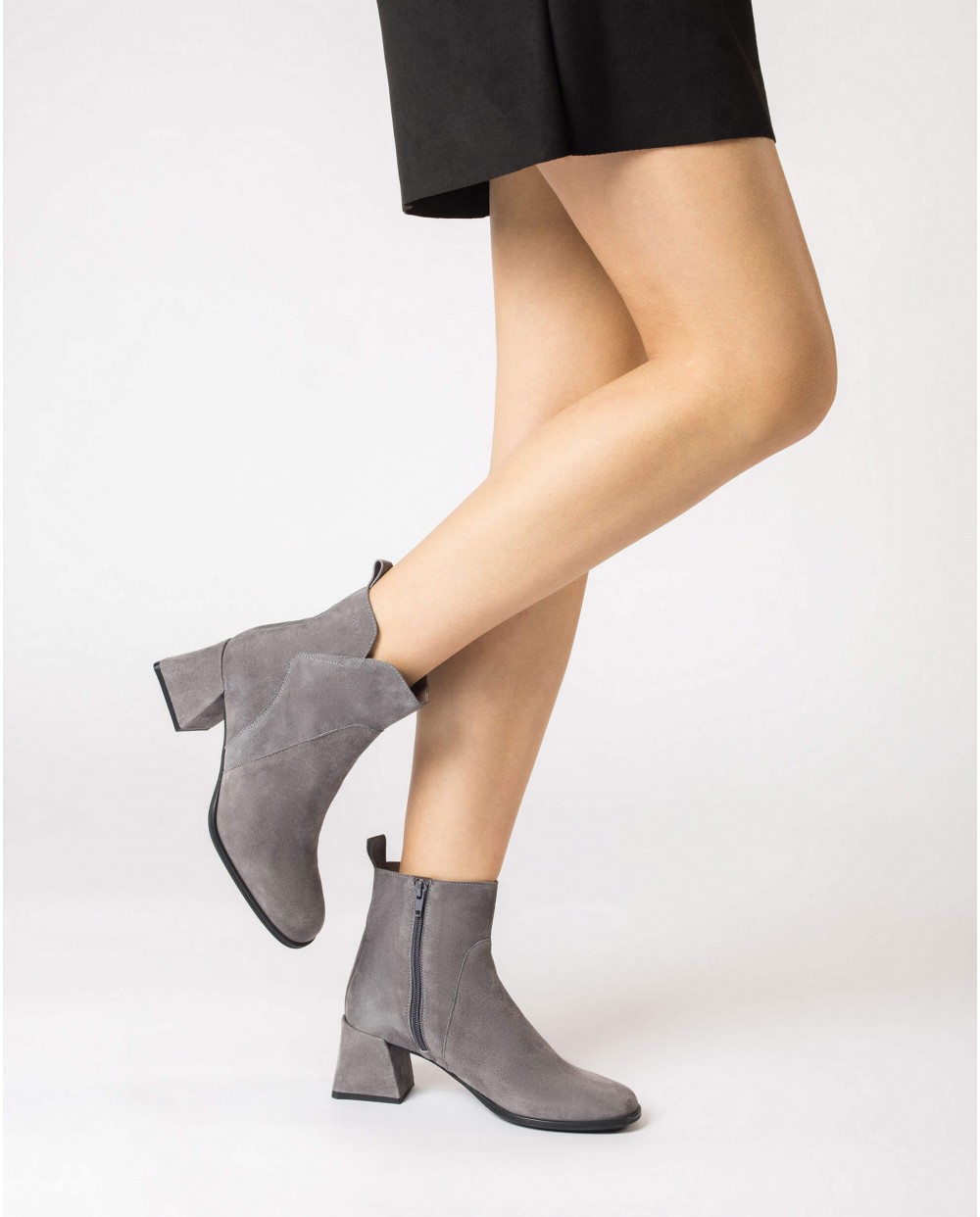 Wonders-Boots-Grey MARINE ankle boot