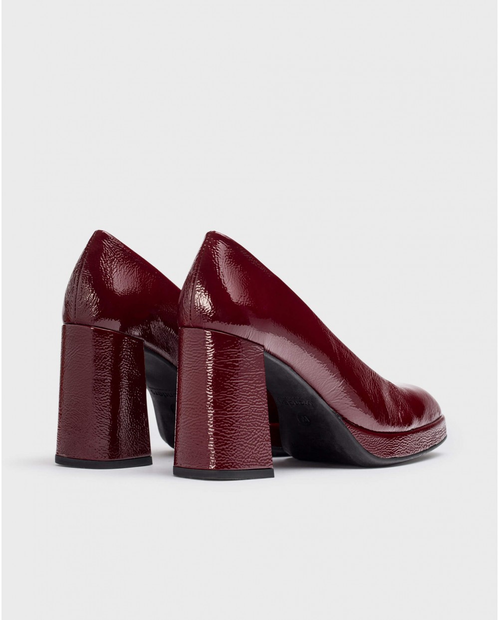 Wonders-Platforms-Burgundy CAPTAIN high-heeled shoe