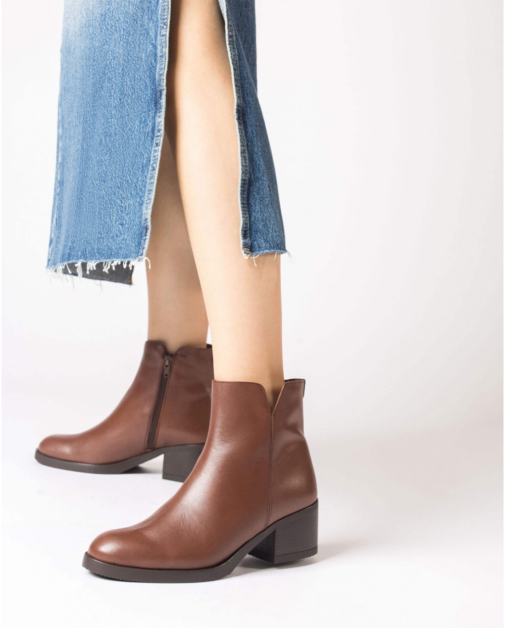 Wonders-Boots-Brown KATE boots