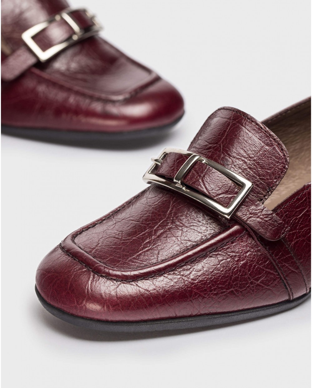 Wonders-Women shoes-Burgundy GIFT moccasin