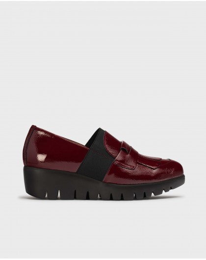 Wonders-Outlet Loafers-Burgundy KENAI Moccasin