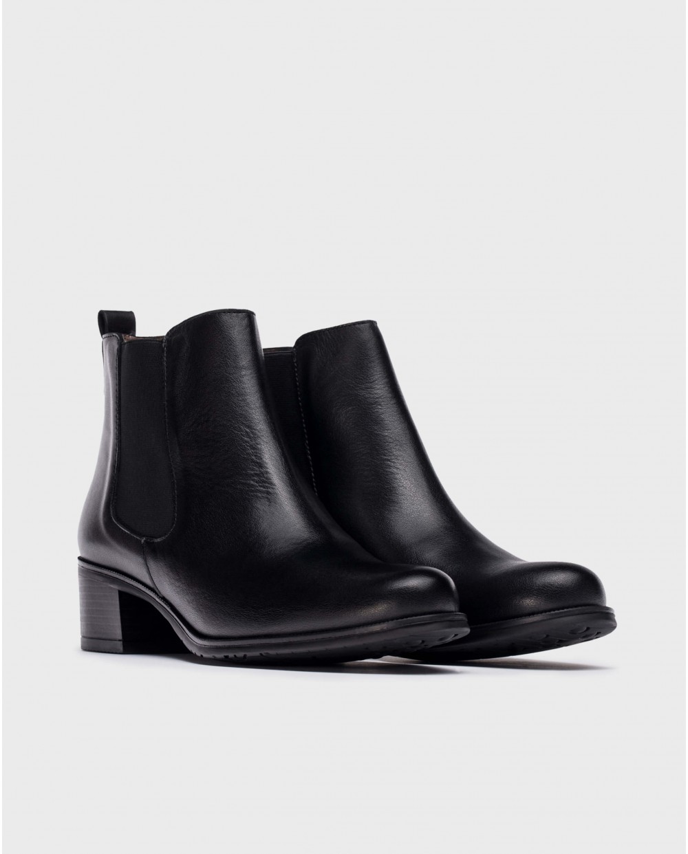Wonders-Boots-Black Chelsea ankle boot
