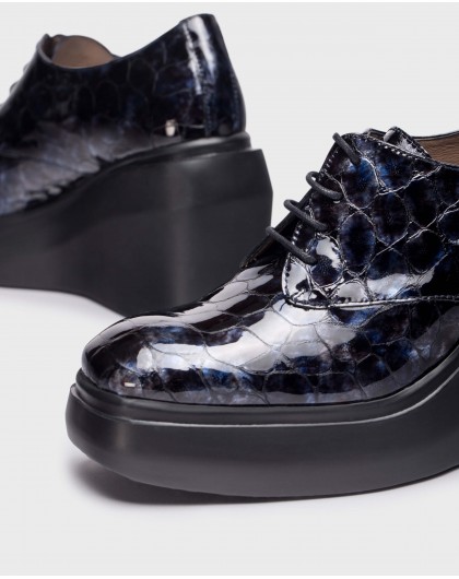 Wonders-Heels-Platform Blucher shoes