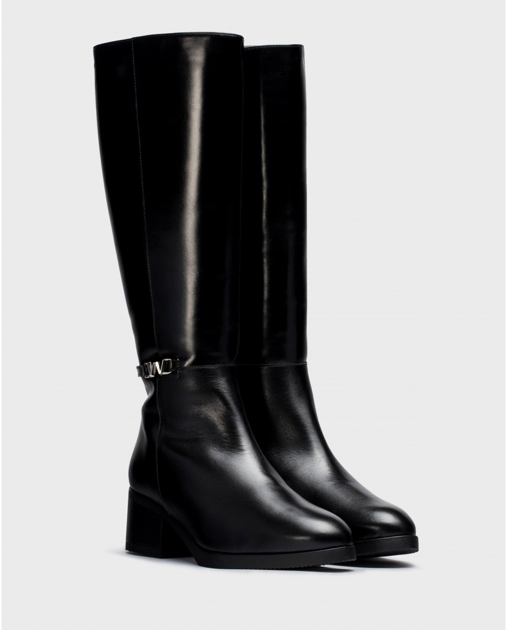 Wonders-Boots-Black MUTON Boots