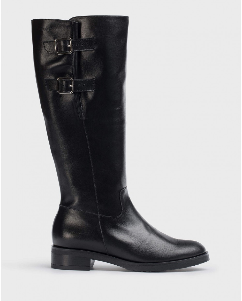 Wonders-Boots-DOUBLE Black Boots