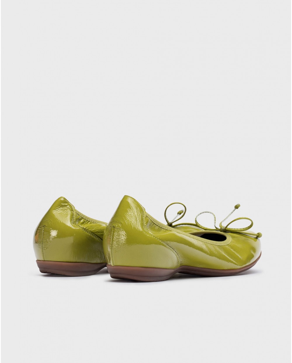 Wonders-Women shoes-Green Atenas Ballerina