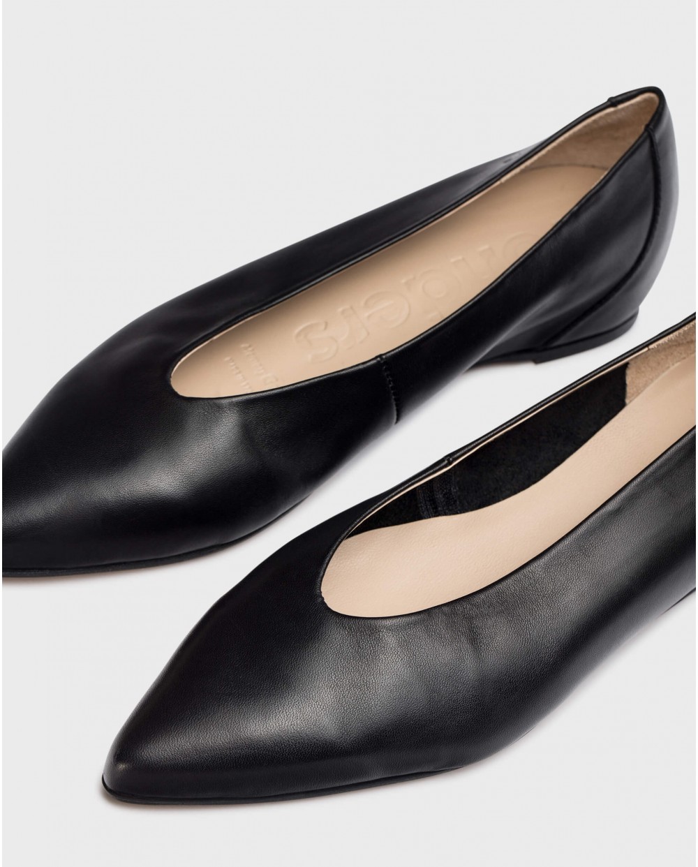 Wonders-SS 2025-Black TRIANA Ballet flat