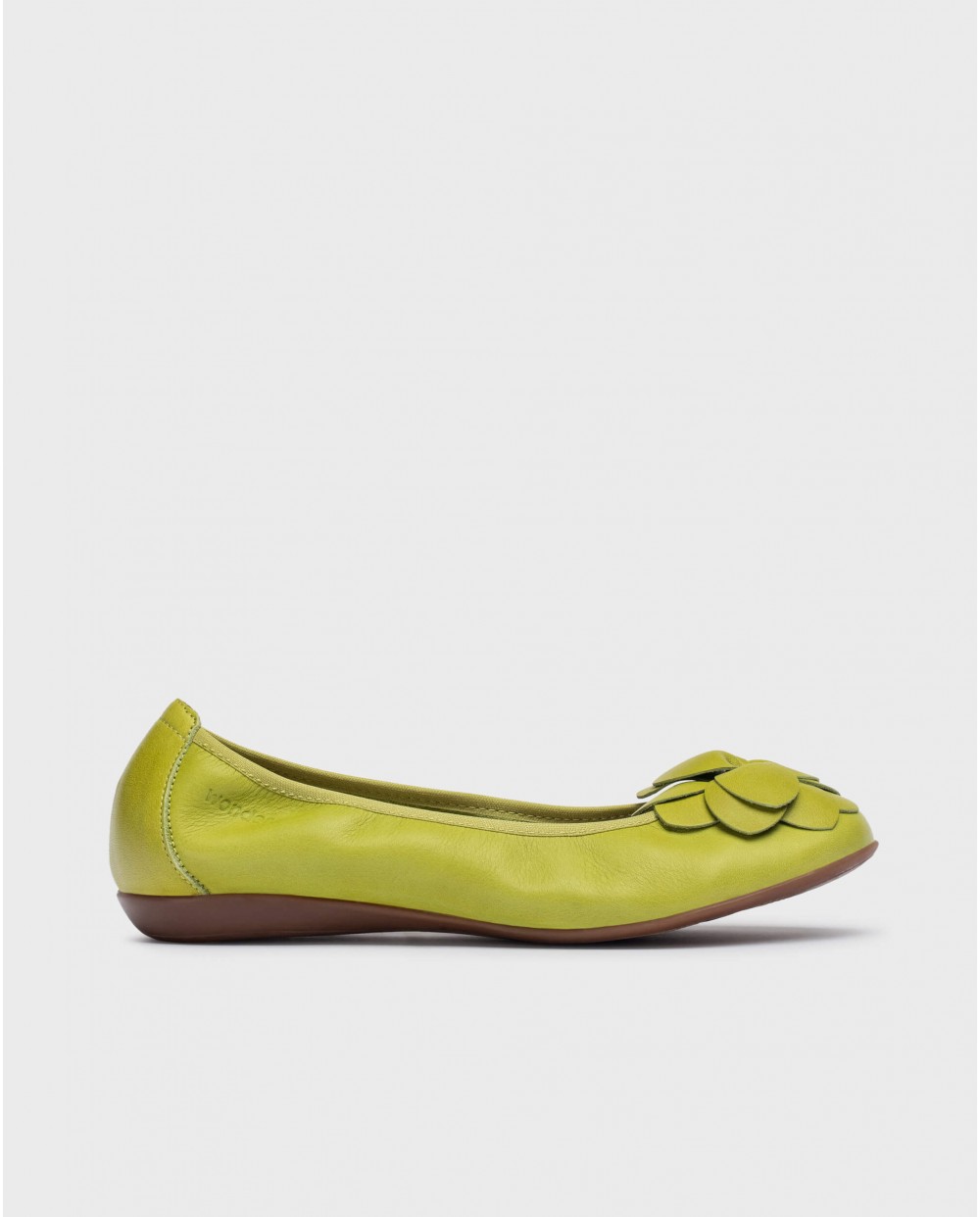 Wonders-Ballerinas-Green PRAGA Ballet flat