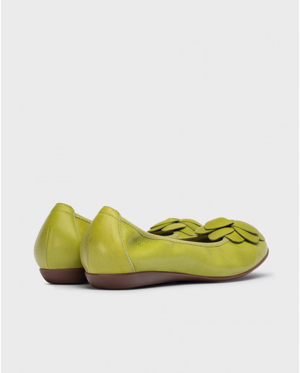 Wonders-Ballerinas-Green PRAGA Ballet flat