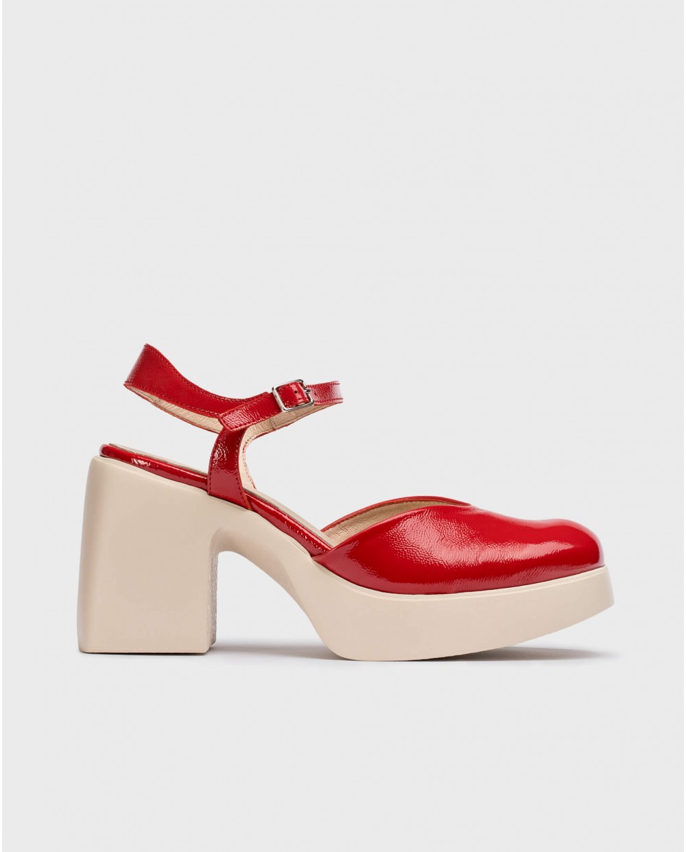 Wonders-Women shoes-Red JUANA Mary Jane