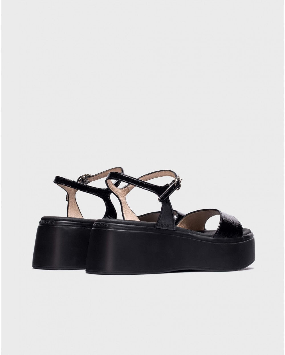 Wonders-Sandals-Black AURORA Platform sandals