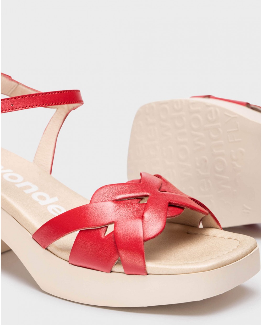 Wonders-Sandalias-Sandalia CATALINA Rojo