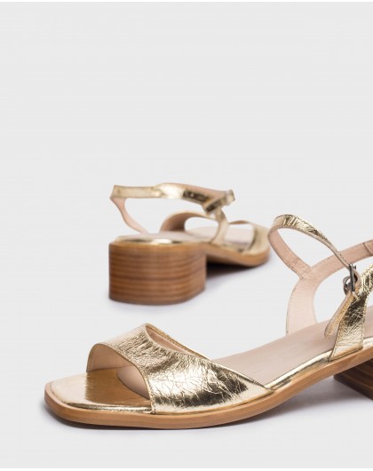 Wonders-Zapatos de mujer-Sandalias LUMINA Oro