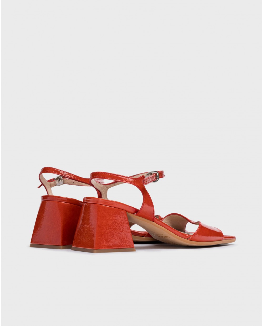 Wonders-Women shoes-Red Isabel heeled sandals