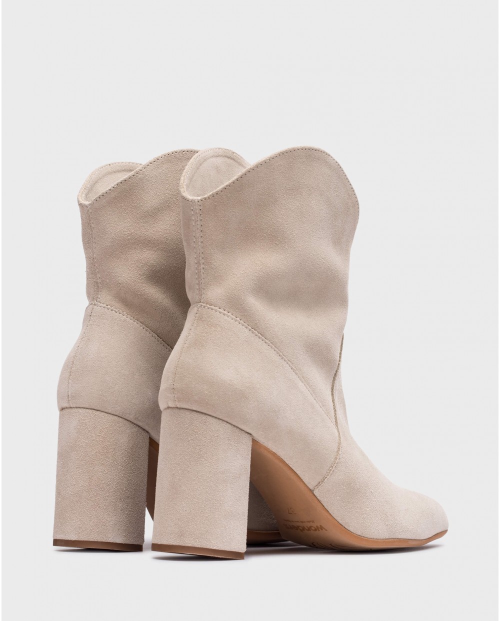 Wonders-Ankle Boots-Beige NEREIDA Ankle boot