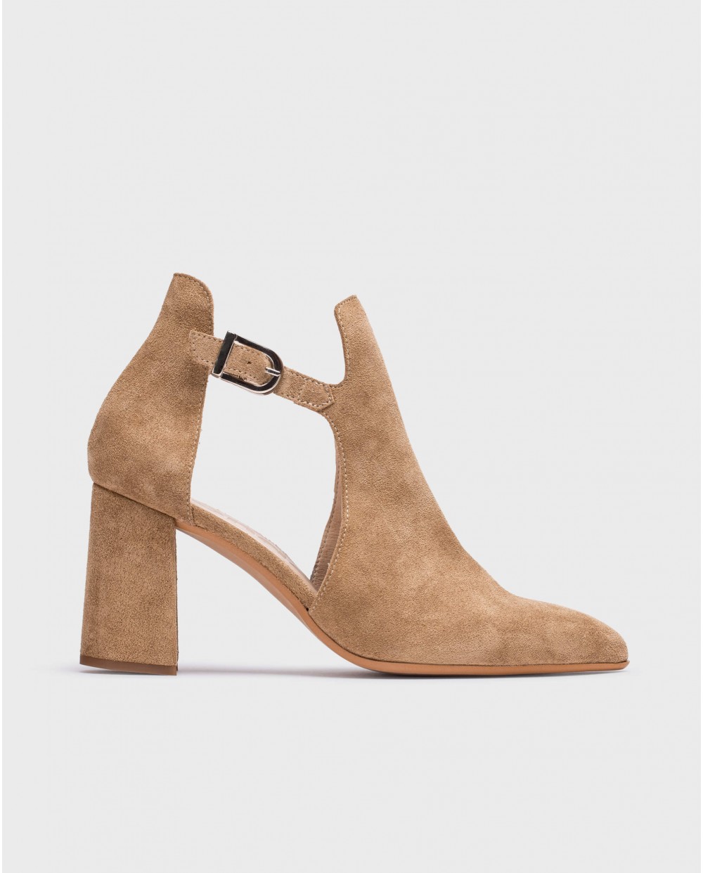 Wonders-Heels-Brown ROCA Ankle boot