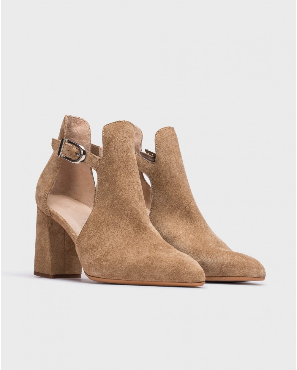 Wonders-Heels-Brown ROCA Ankle boot