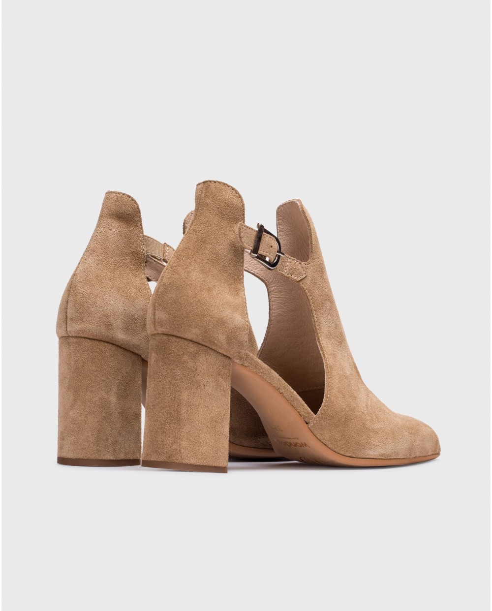 Wonders-Heels-Brown ROCA Ankle boot