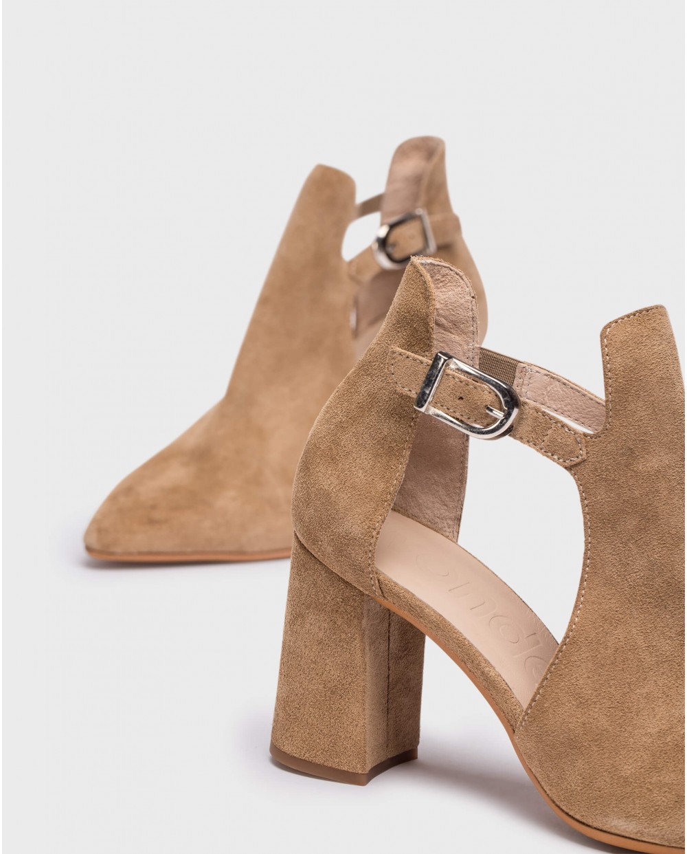 Wonders-Heels-Brown ROCA Ankle boot