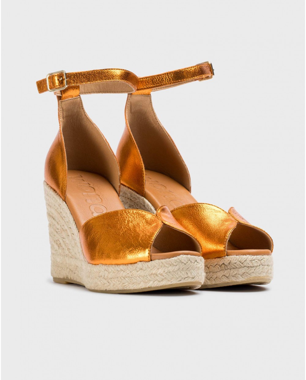 Wonders-Espadrilles-Orange Manly Espadrilles