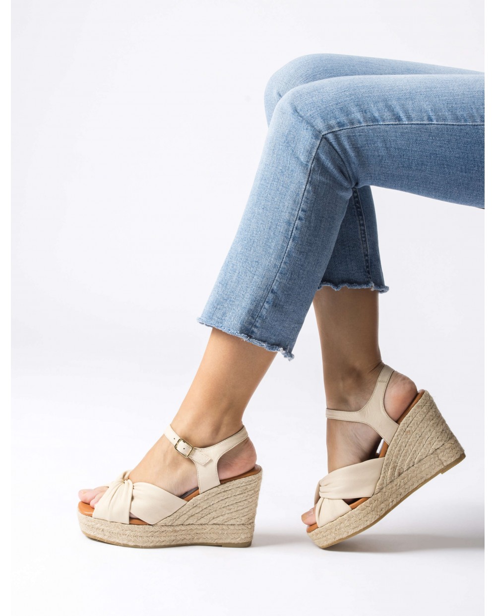 Wonders-Espadrilles-Cream Anakena Espadrilles