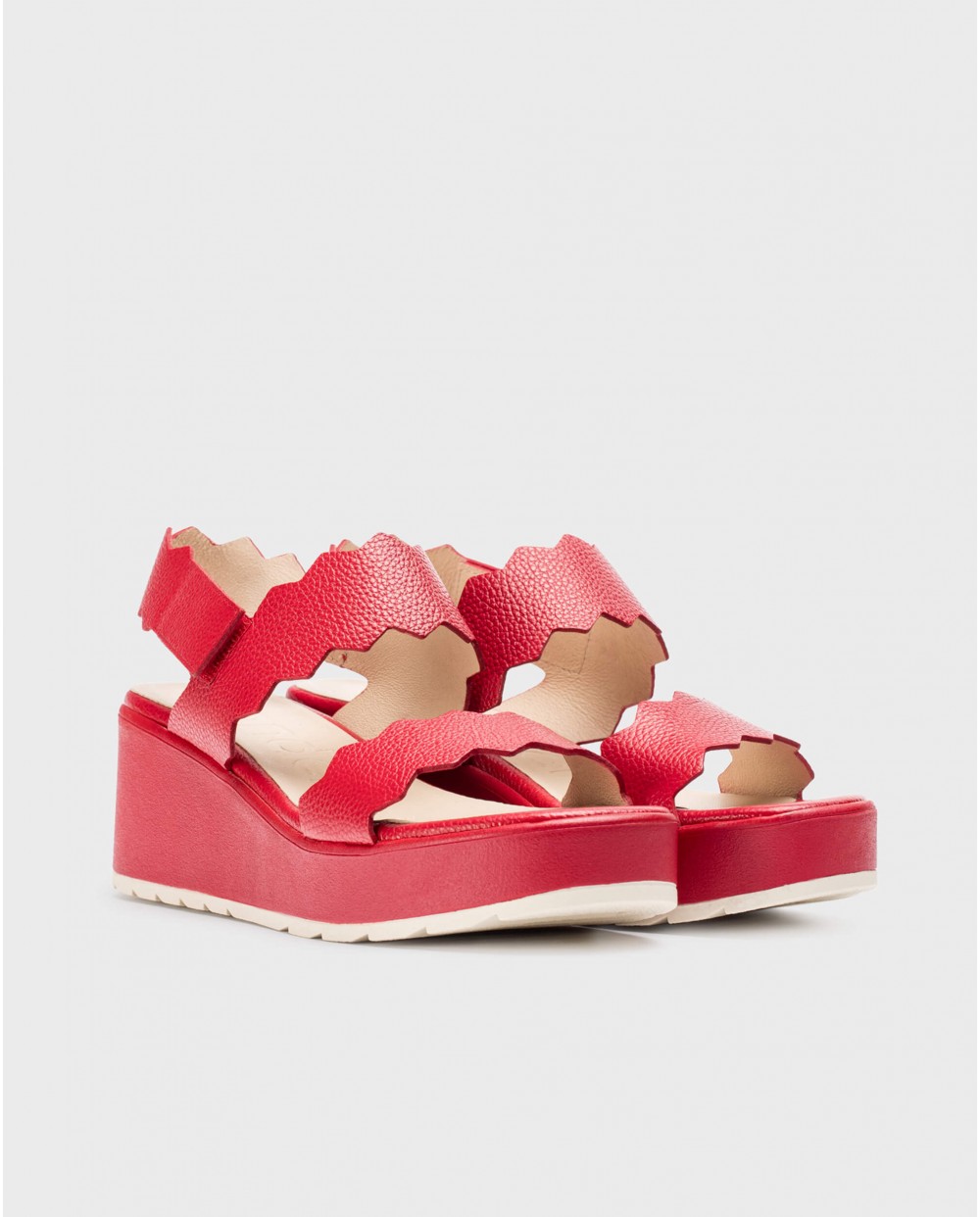 Wonders-Sandals-Red PÚRPURA Sandals