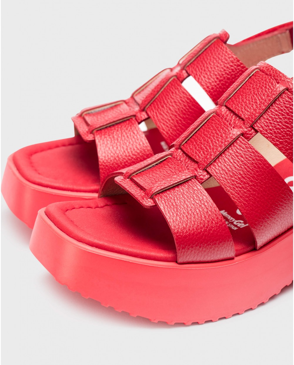 Wonders-Sandals-Red NORA sandals