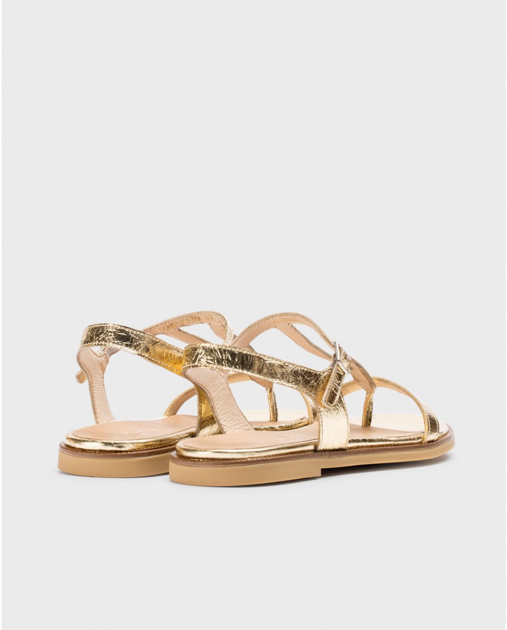 Wonders-Sandals-Gold JIMENA Flat sandals