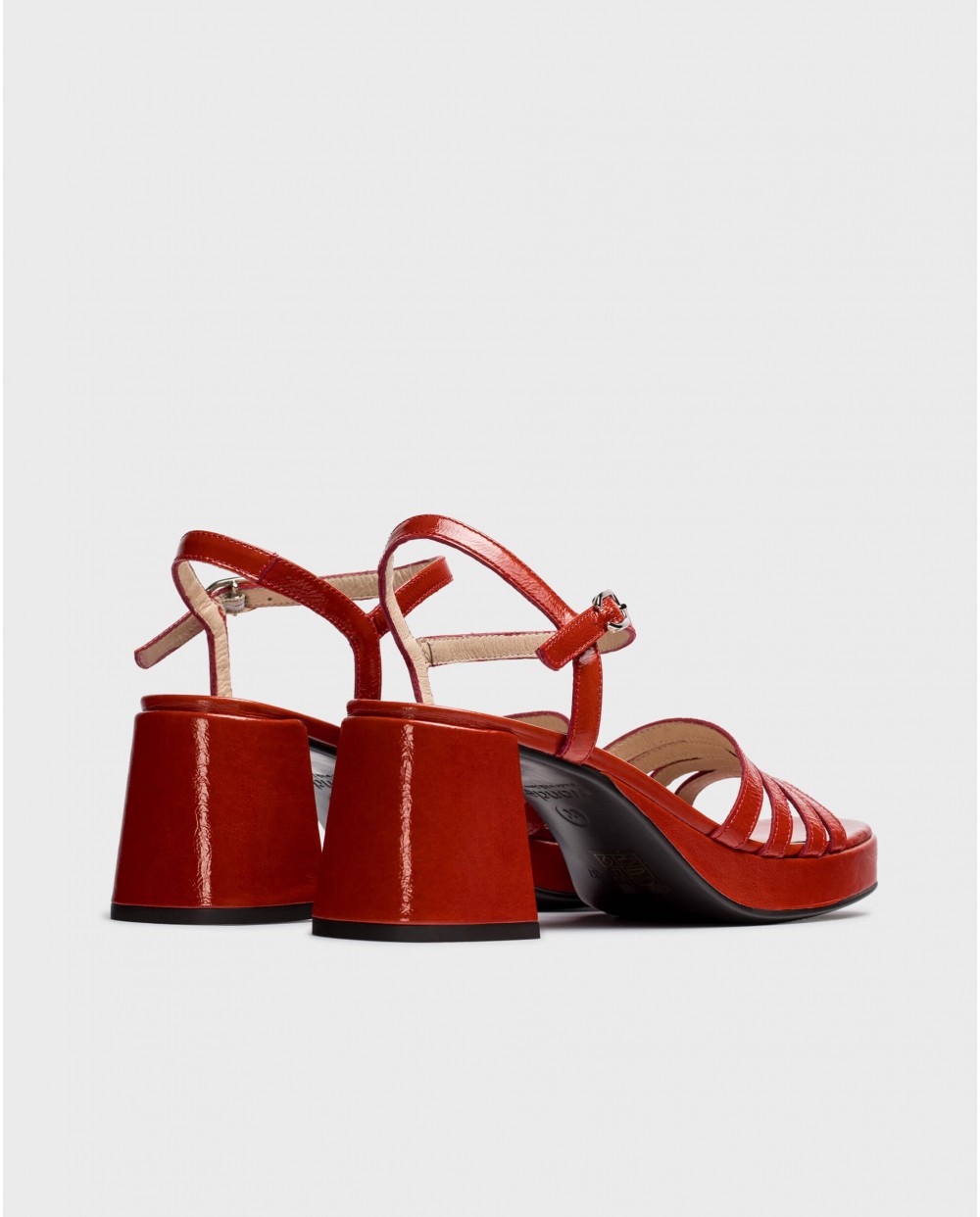 Wonders-Women shoes-Red ZAIDA heeled sandals