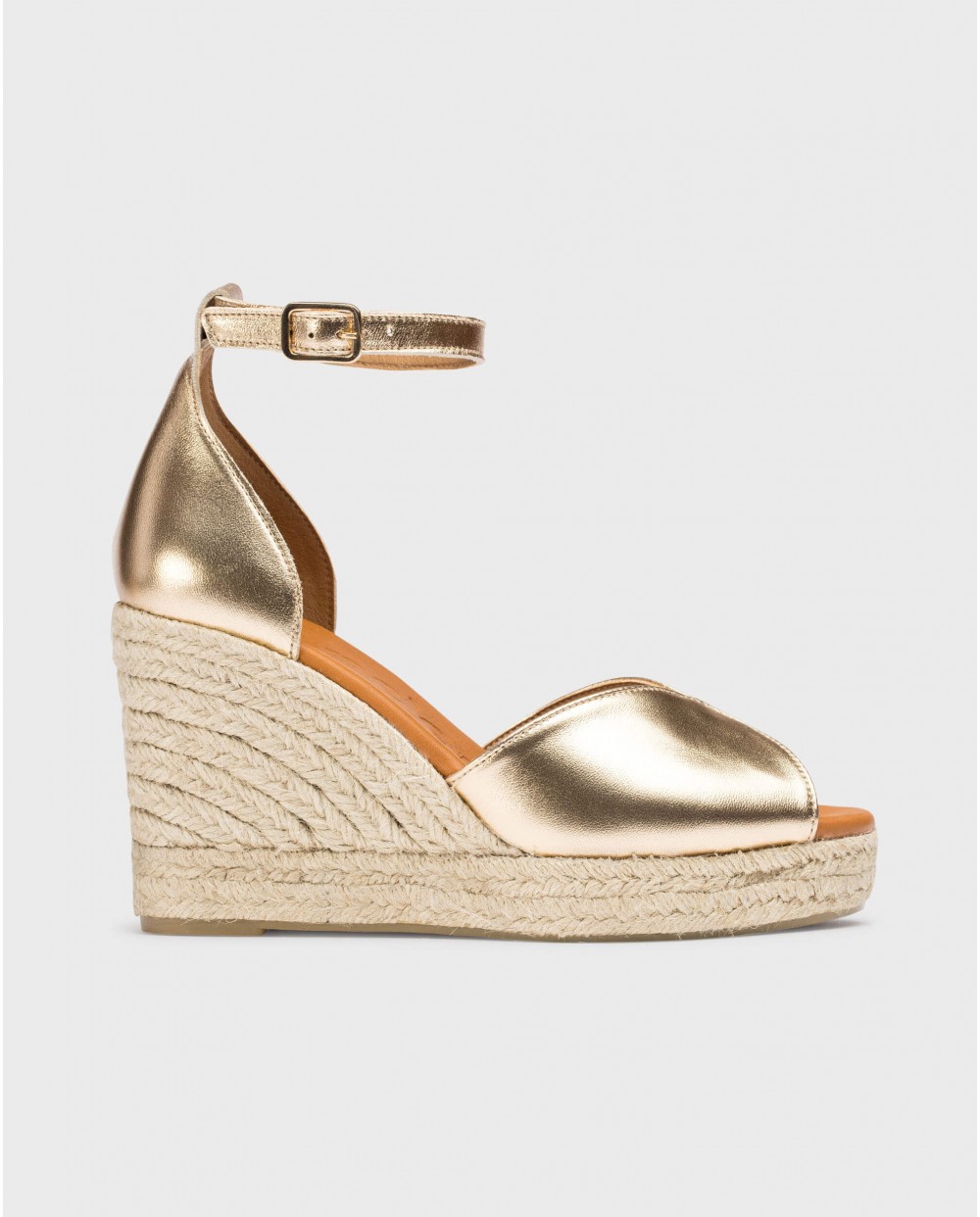 Wonders-Espadrilles-Gold MANLY Espadrilles