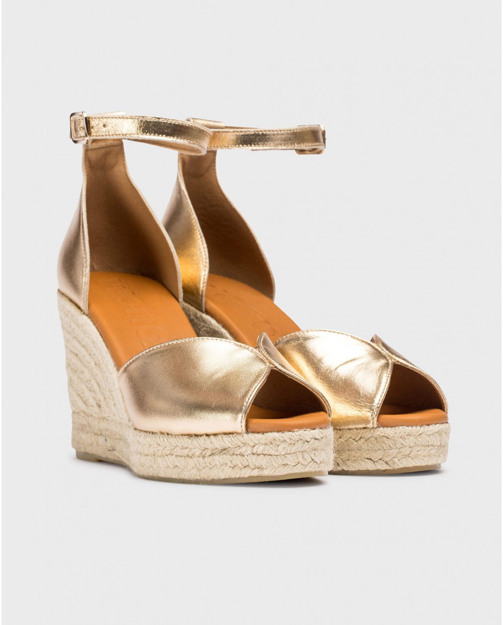 Wonders-Espadrilles-Gold MANLY Espadrilles