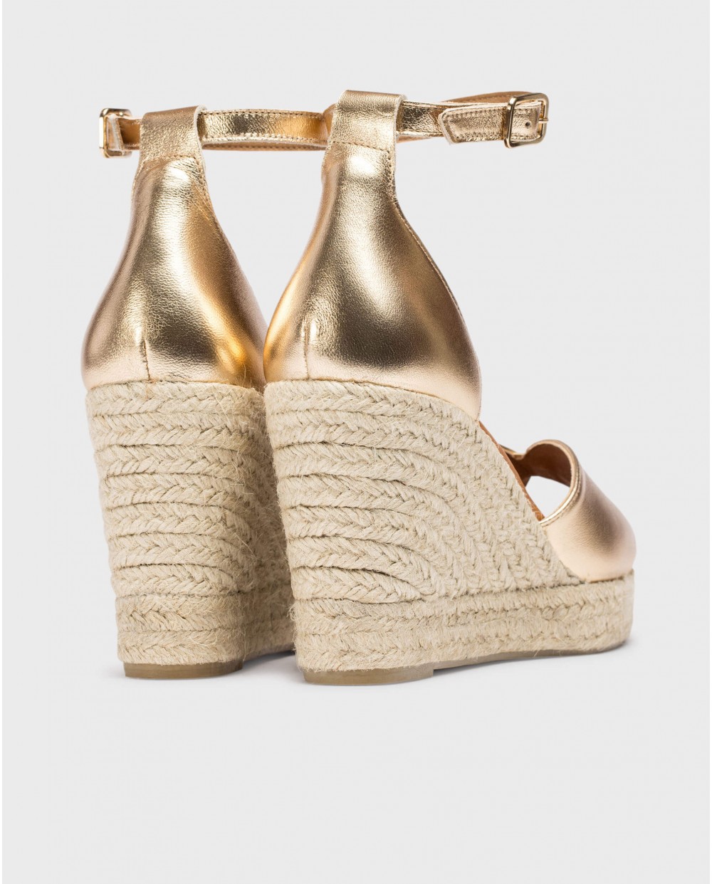 Wonders-Espadrilles-Gold MANLY Espadrilles