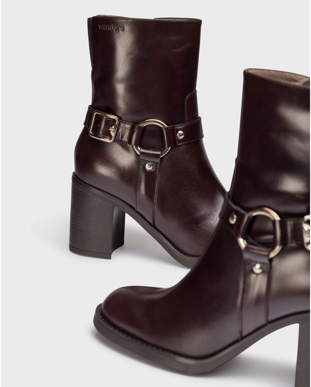 Wonders-Ankle Boots-Brown STAR Ankle Boots