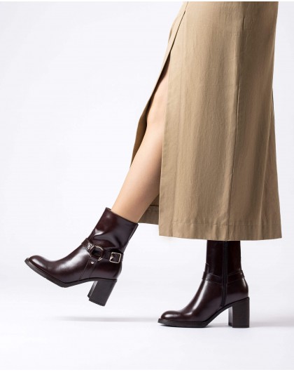 Wonders-Ankle Boots-Brown STAR Ankle Boots