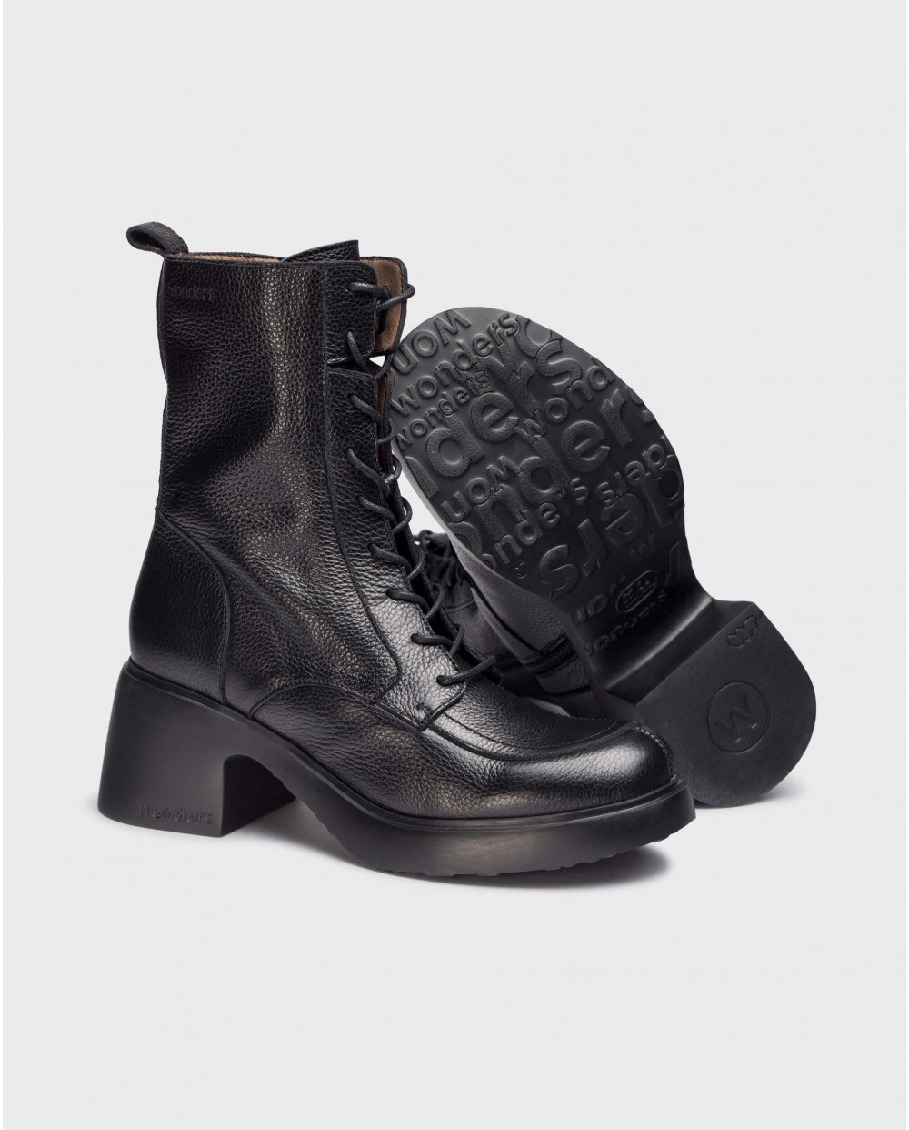 Wonders-Ankle Boots-Black EME ankle boot