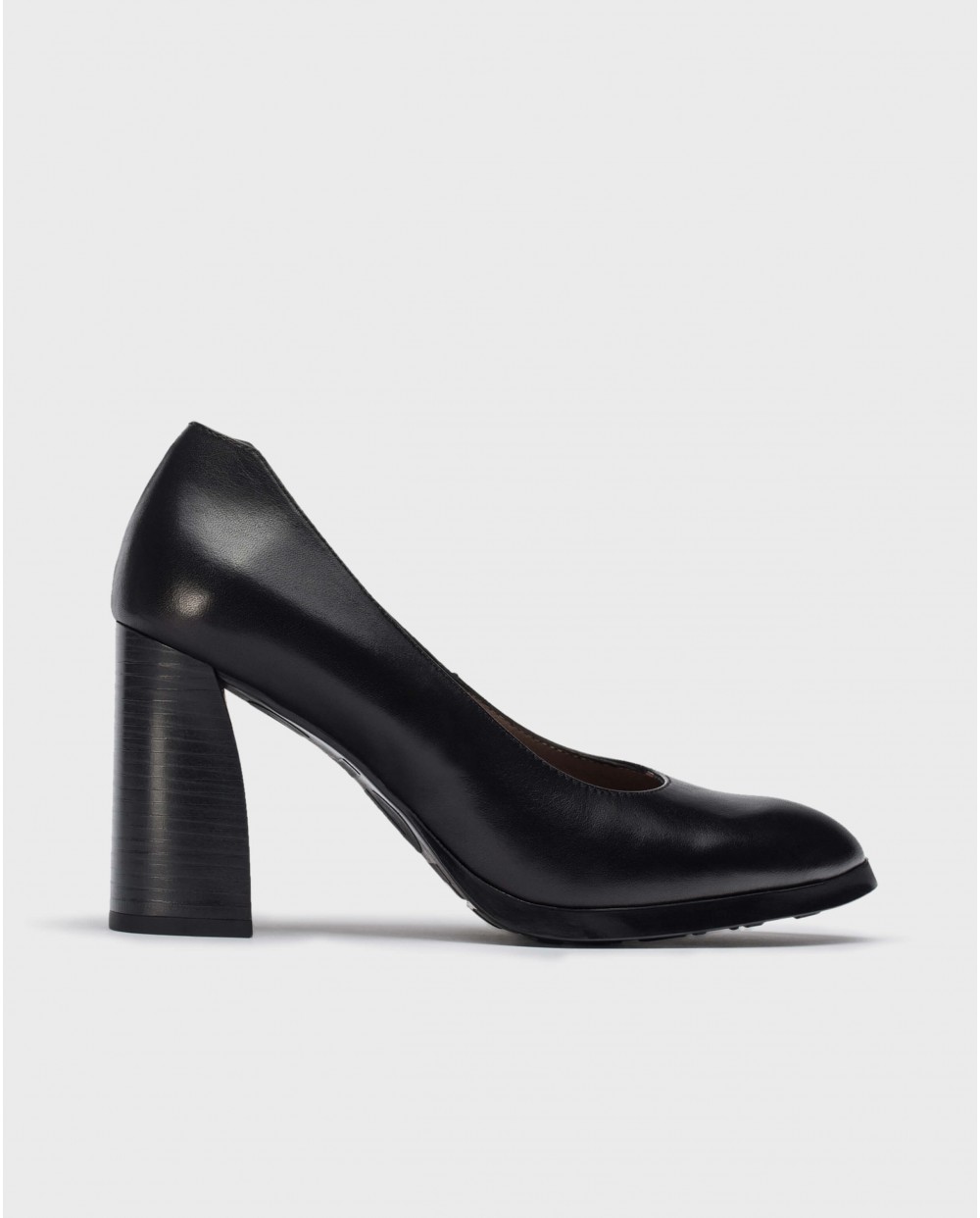 Wonders-Heels-Black TINI Heeled shoe