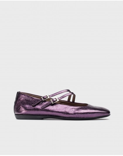 Wonders-Ballerinas-Purple EIDER ballet flat