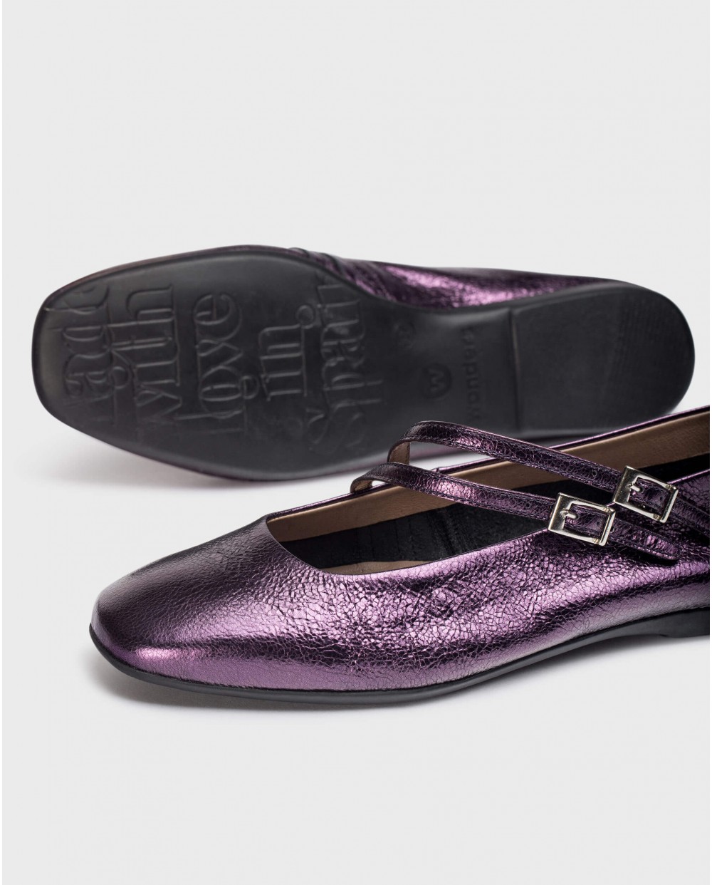 Wonders-Ballerinas-Purple EIDER ballet flat