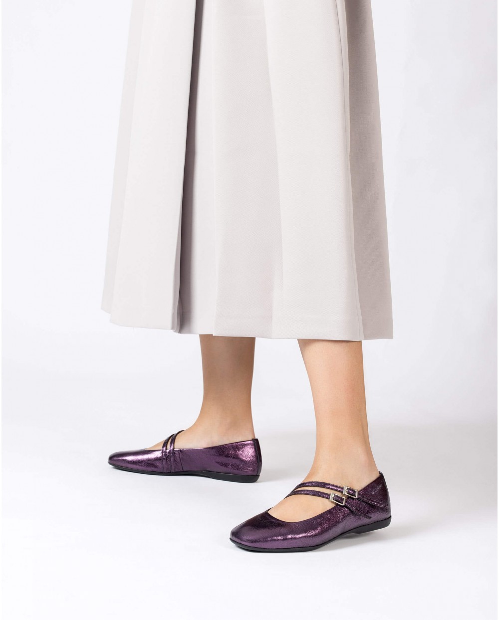 Wonders-Ballerinas-Purple EIDER ballet flat