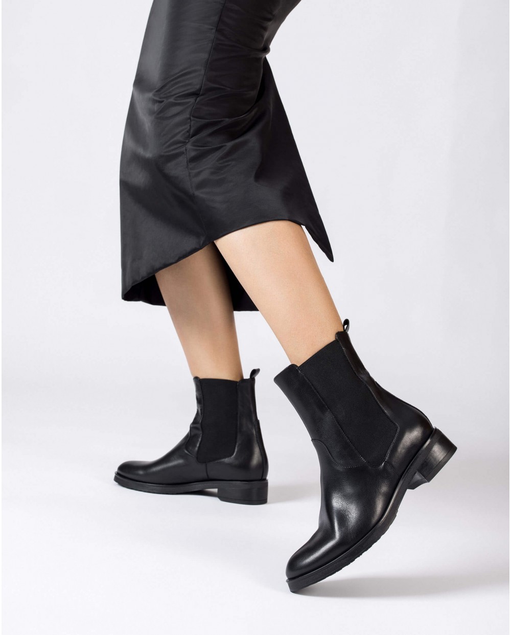 Wonders-Ankle Boots-Black LEONOR ankle boots