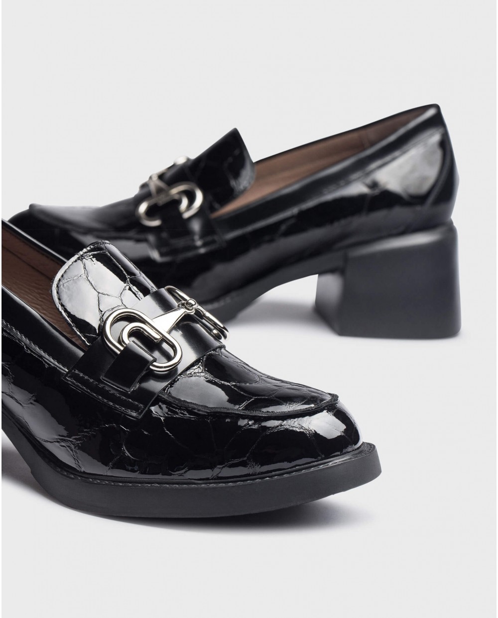 Wonders-Loafers-Black CHUCK loafers