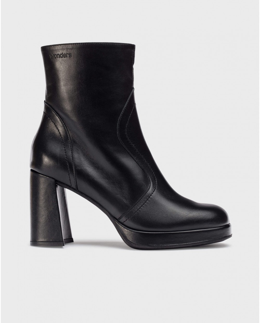 Wonders-Ankle Boots-Black LIPA ankle boots