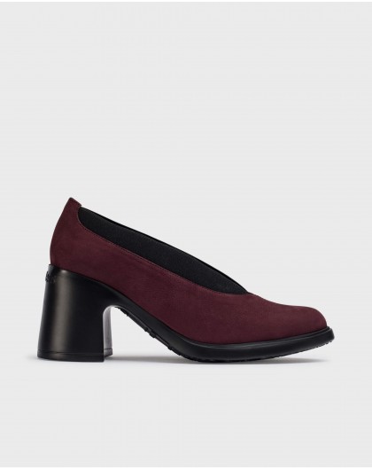 Wonders-Wedges-Burgundy DELICATE Shoe