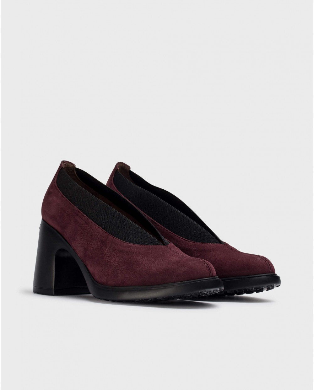 Wonders-Wedges-Burgundy DELICATE Shoe