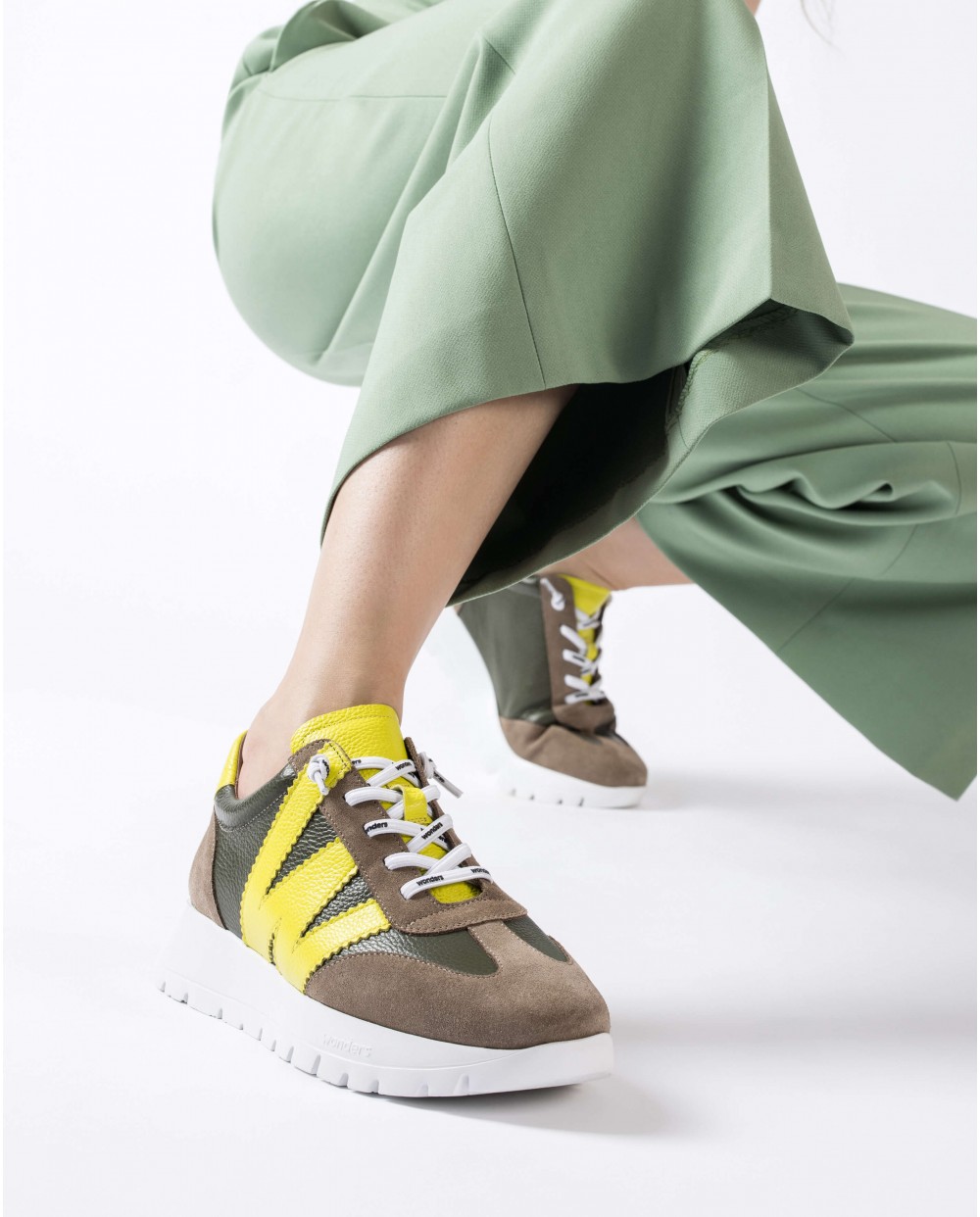 Wonders-Sneakers-Green RACER Sneaker